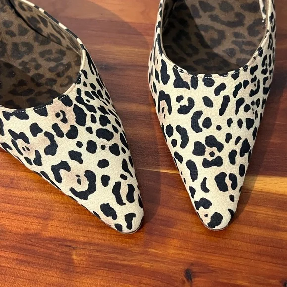 Vintage Manolo Blahnik Animal Print Slingback Heels - Picture 10 of 13
